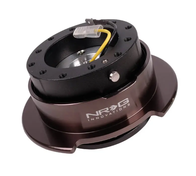 Nrg Quick Release Kit - Black/Black Chrome Ring 2.5 - Gen 2.5 -Srk-250Bkc 1