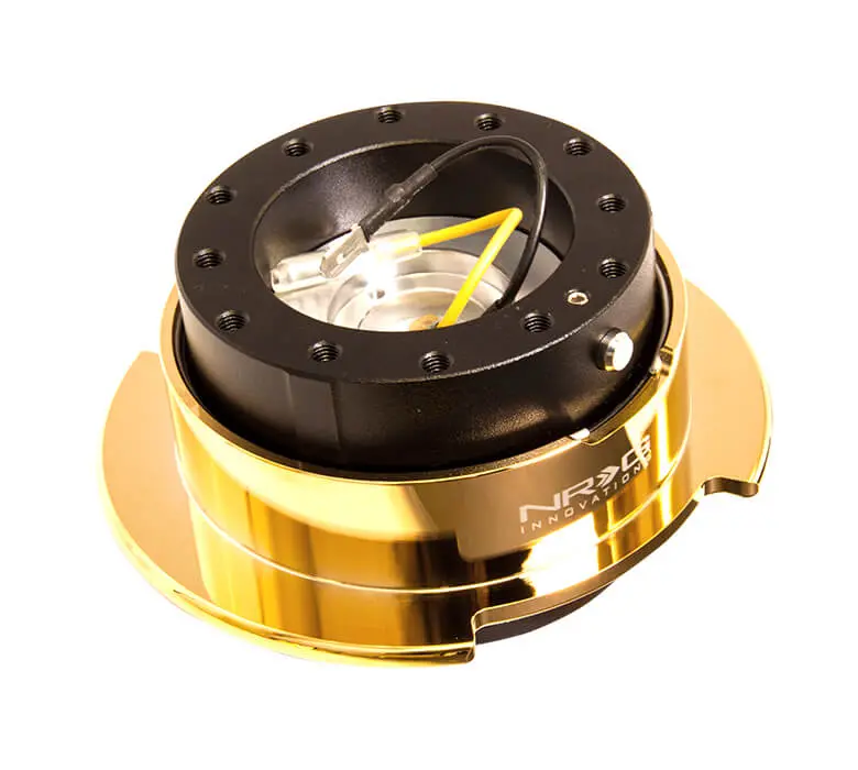 Nrg Quick Release Kit - Black Body / Chrome Gold Ring - Gen 2.5 - Srk-250Bk/Cg 1