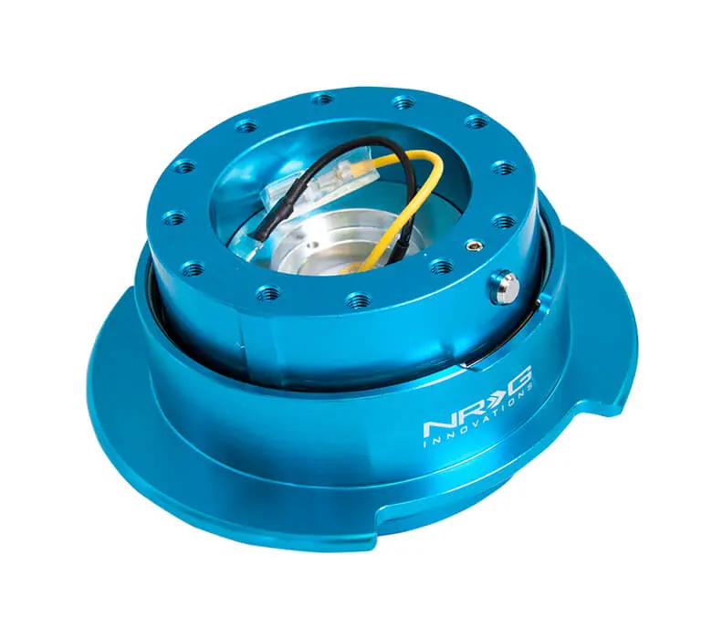 Nrg Quick Release - New Blue Body/Titanium Chrome Ring - Gen 2.5 - Srk-250Nb 1