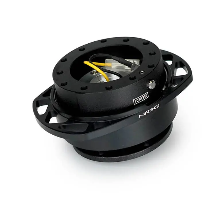 Nrg Quick Release - Black Body / Black Cutout  Ring - Sfi Quick Release Gen 257 - Srk-257Bk-Bk 1