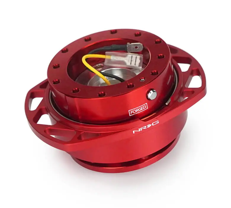 Nrg Quick Release - Red Body / Red Cutout  Ring - Sfi - Gen 257 - Srk-257Rd-Rd 1