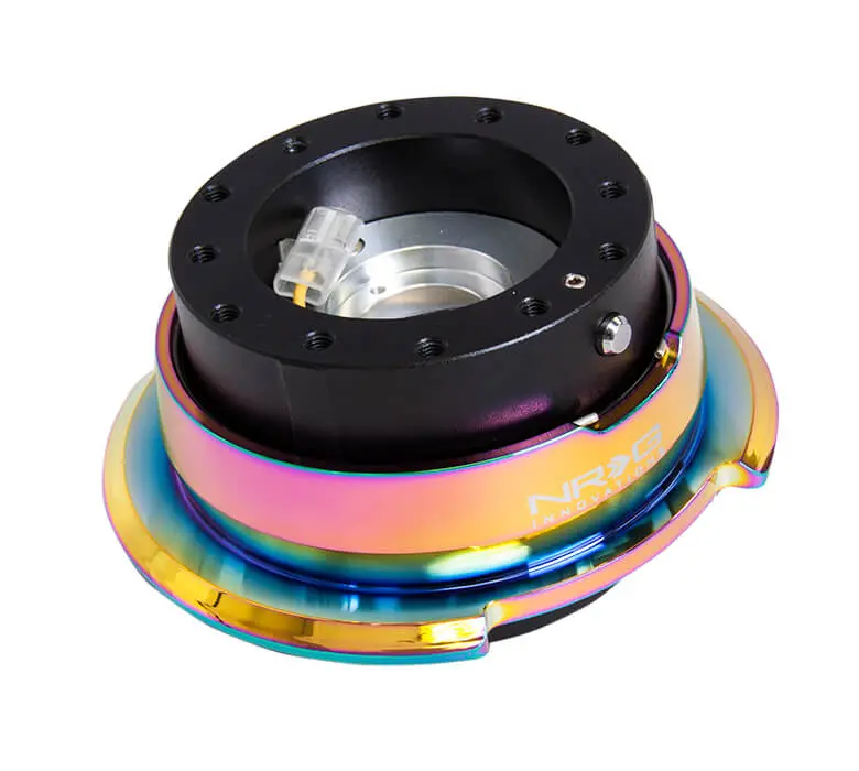 Nrg Quick Release Kit - Black Body/ Neo Chrome Ring  - Gen 2.8 Neo Chrome - Srk-280Bk-Mc 1