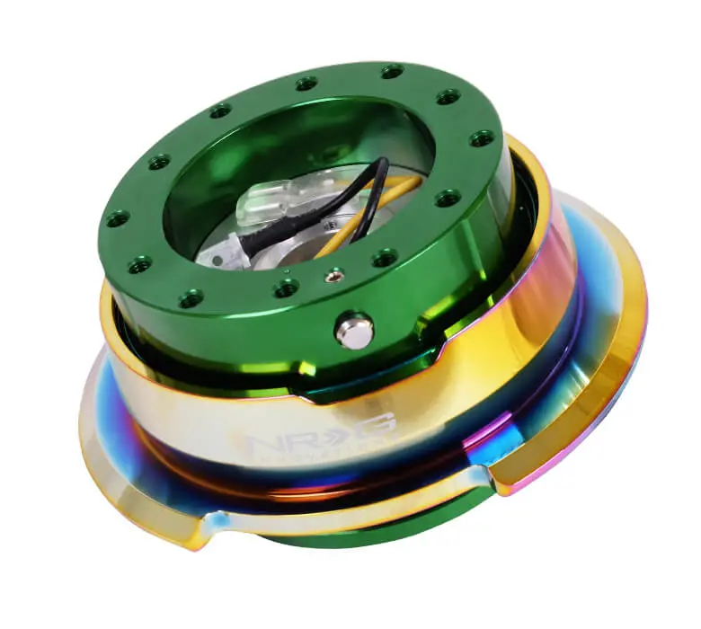 Nrg Quick Release - Green Body/Neo Chrome Ring - Gen 2.8 Neo Chrome - Srk-280Gn-Mc 1