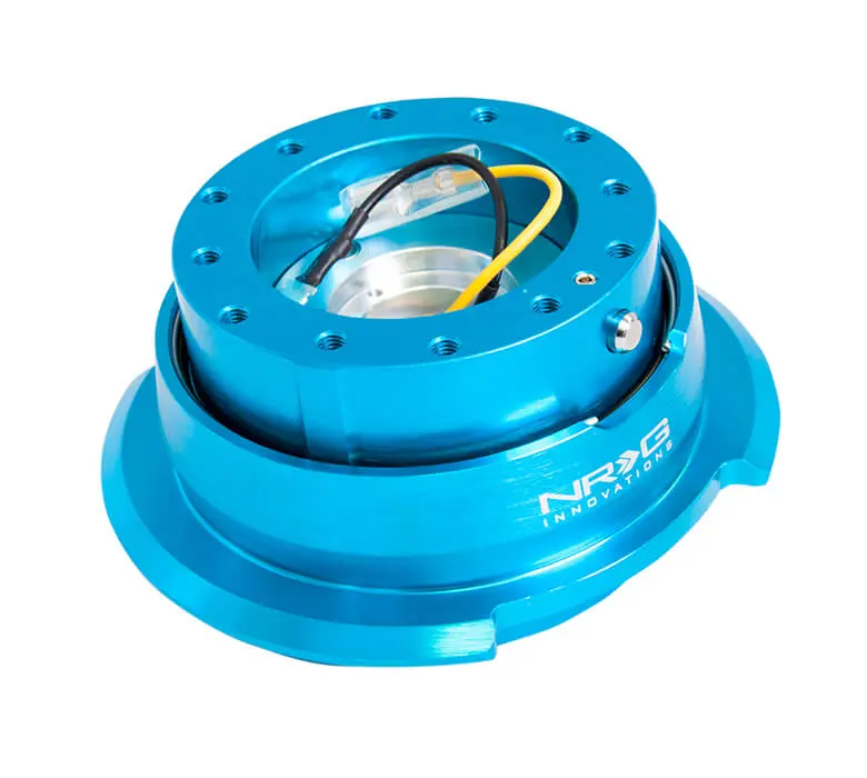 Nrg Quick Release - New Blue Body/Titanium Chrome Ring - Gen 2.8 - Srk-280Nb 1