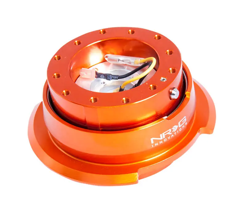 Nrg Quick Release Kit - Orange Body/Titanium Chrome Ring - Gen 2.8 -  Srk-280Or 1