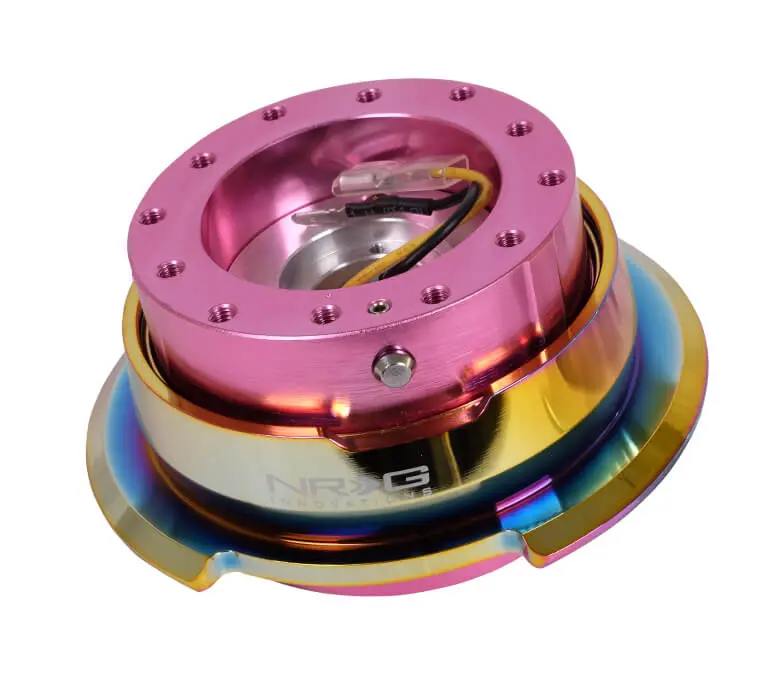 Nrg Quick Release Kit - Pink Body/Neo Chrome Ring - Gen 2.8 Neo Chrome - Srk-280Pk-Mc 1