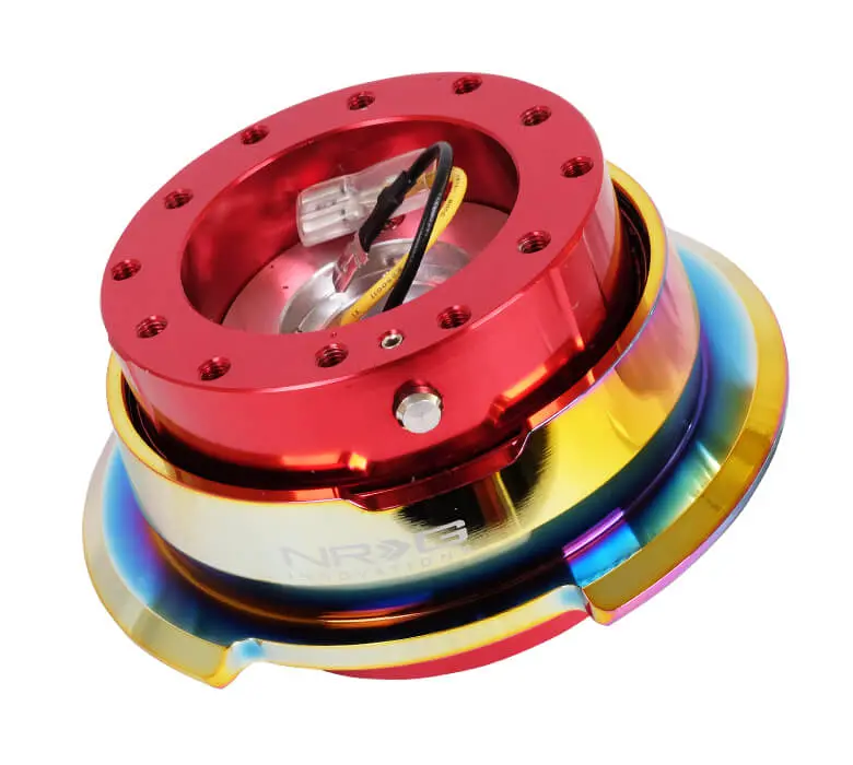 Nrg Quick Release - Red Body/Neo Chrome Ring - Gen 2.8 Neo Chrome - Srk-280Rd-Mc 1
