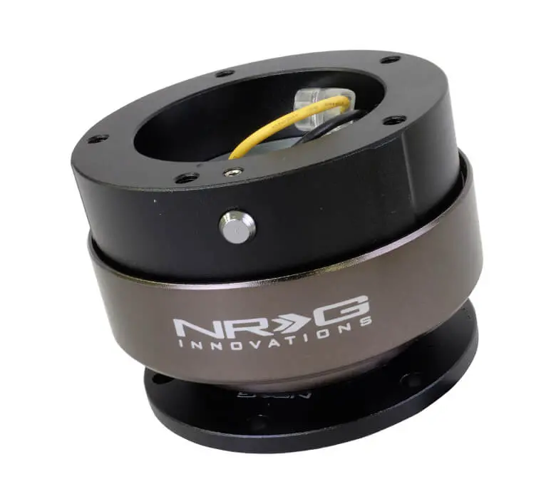 Nrg Quick Release - Black/Black Ring (6 Hole Base, 5 Hole Top) - Gen 2.5 - Srk-330Bk 1