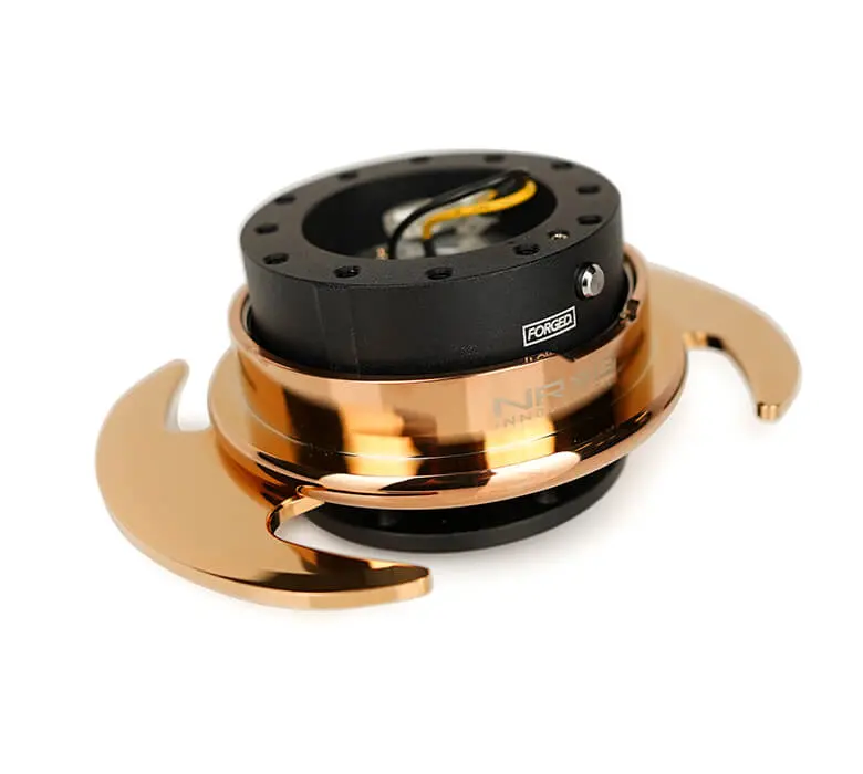 Nrg Quick Release - Black Body/Chrome Rose Gold Ring W/ Handles - Gen 3.0 - Srk-650Bk-Crg 1
