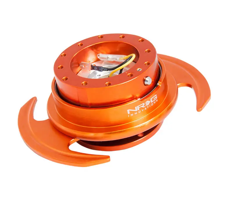 Nrg- Quick Release Kit - Orange Body/Orange Ring W/Handles - Gen 3.0 - Srk-650Or 1