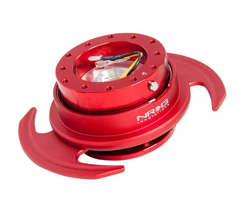 Nrg Quick Release - Red Metal Body/Red Ring W/ Handles - Gen 3.0 - Srk-650Rd 1