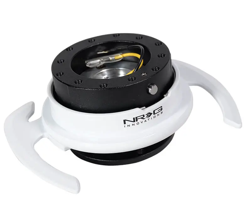 Nrg Quick Release - Black Body / White Ring W/ Handles - Gen 4.0 - Srk-700Wh 1