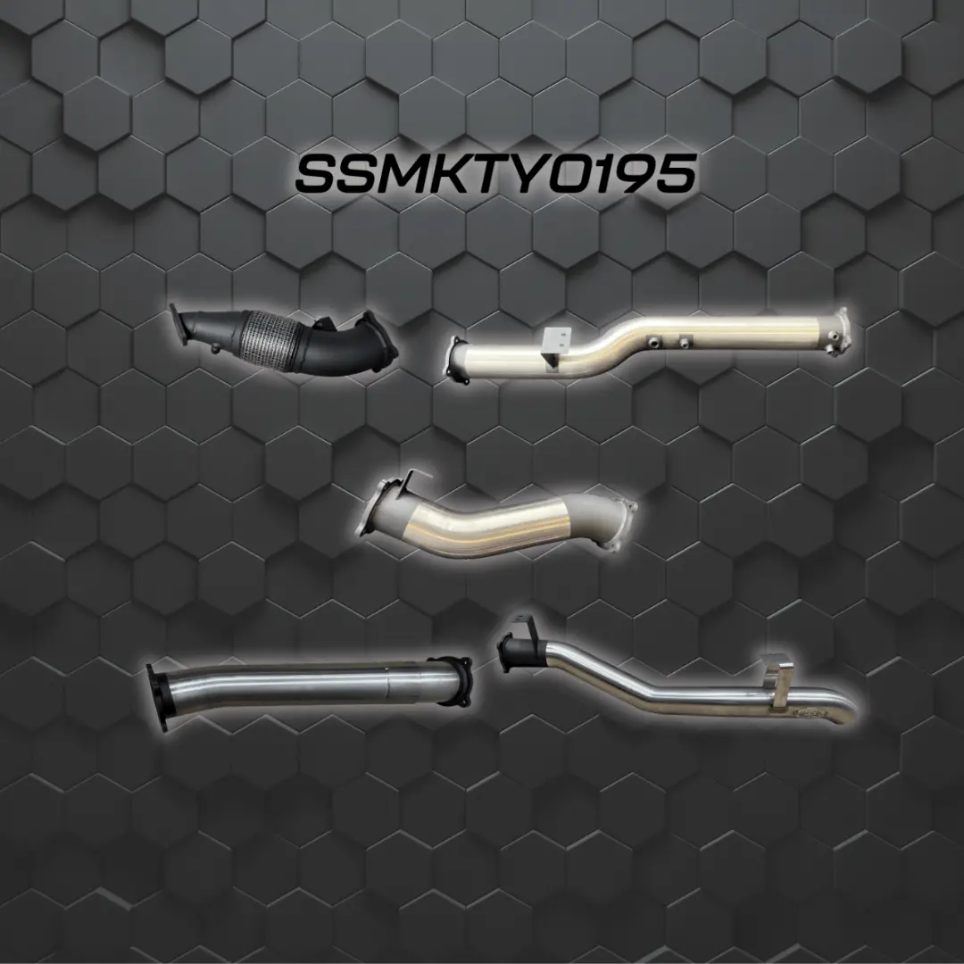 70 Series | Manta Exhaust | Stainless Steel Sys |4" Single No Cat & No Muffler | Ssmkty0195 1
