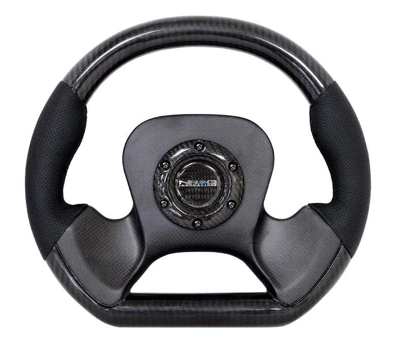 Nrg Steering Wheel 320Mm Two-Tone Carbon Fiber & Leather - St-X10cf 1