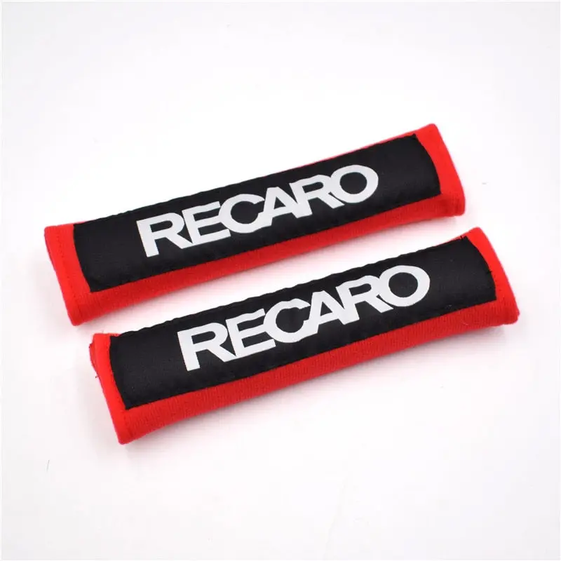 Recaro Seatbelt Covers | Red | Unrivaled Comfort & Style For Your Kei Truck 1