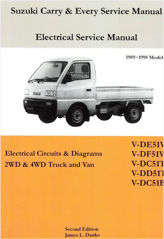 Suzuki Electrical Service Manual (1990-1998) - De51v, Df51v, Dc51t, Dd51t, Dc51e Models 1