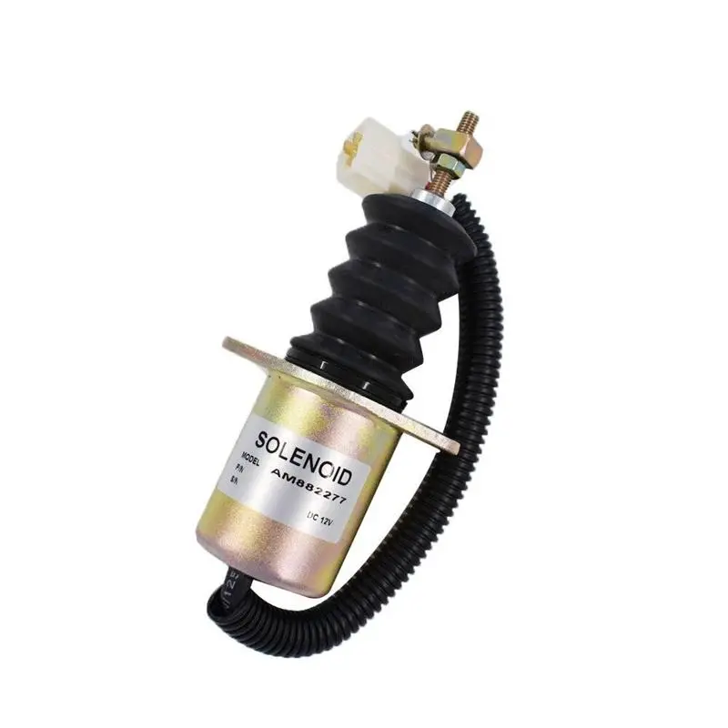 12V Stop Solenoid P610-C5v12 Am882277 Am876416 119629-66801 For John Deere 670 770 870 970 1070 Compact Tractor 1