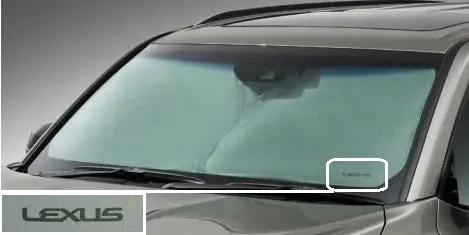 Genuine Lexus Japan 2022-2025 Lx Front Sunshade With Lexus Logo 1