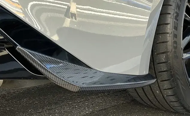 Tom's Japan 2022-2025 Lexus Is 500 F Sport Performance Carbon Rear Bumper Side Fins 1