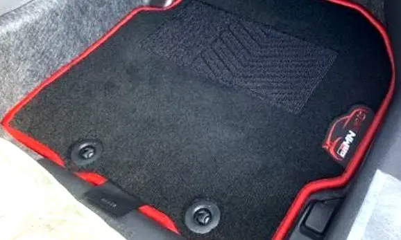 Genuine Toyota Japan 2022-2023 Grmn Yaris Front 2Pcs Floor Mats (Advanced) - Rhd 1