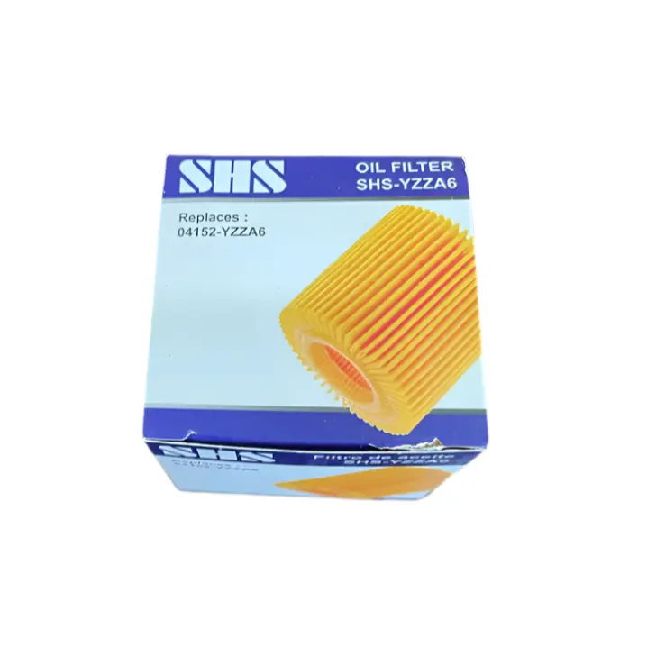 Pack Of 10 Oil Filter Element Compatible With Toyota 04152-Yzza6, Shs-Yzza6 1