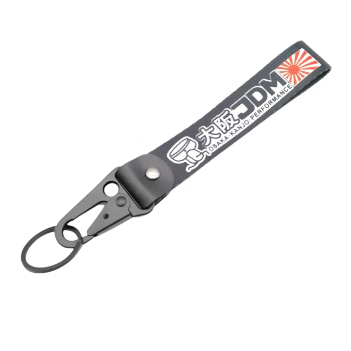 Jdm Performance Inspired Keychain - Durable Nylon Strap With Metal Buckle 1