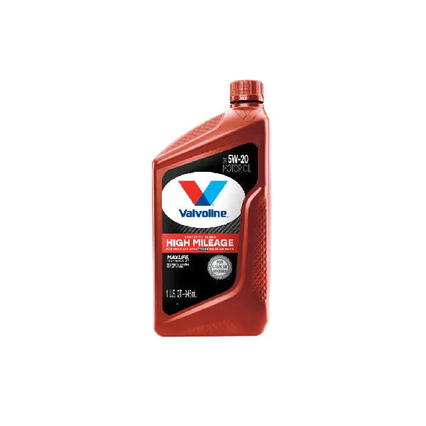 Valvoline High Mileage With Maxlife Technology Motor Oil Sae 5W20 6/1 Qt #Vv169 1