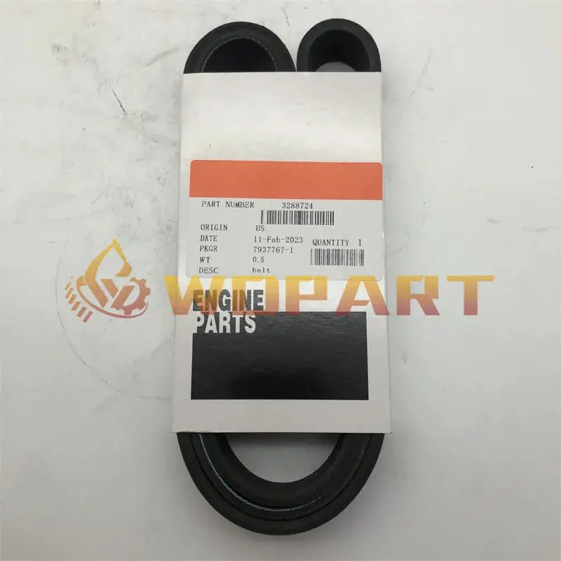 V Ribbed Belt 3288724 For Cummins 4B3.9 8Pk1397 Engine 2