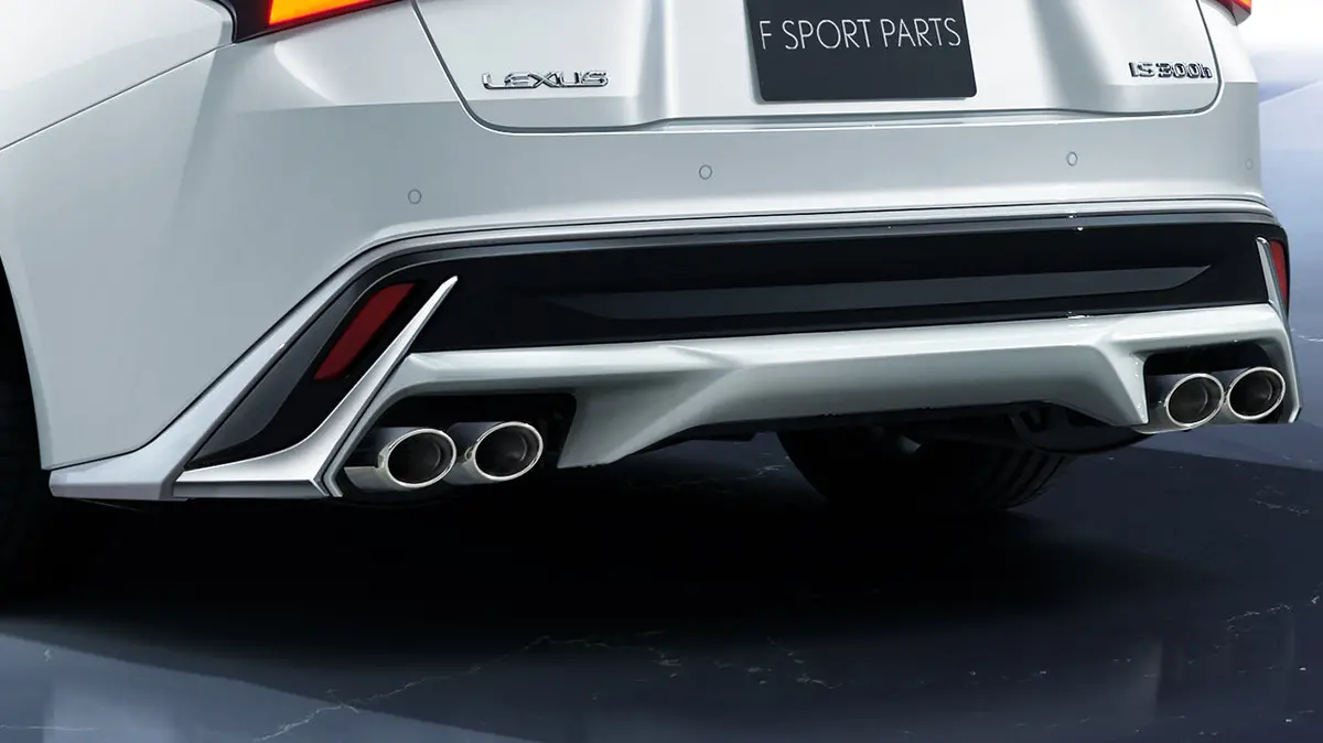 Genuine Lexus Japan 2021-2025 Is Factory Painted Rear Skirt 1