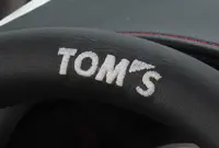 Tom's Japan 2014-2016 Is Black Leather And Gun Grip Racing Steering Wheel 4