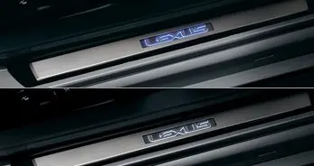 Genuine Lexus Japan 2021-2025 Is Illuminated Door Scuff Plate Set 1