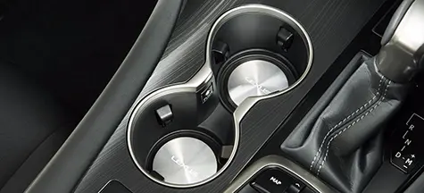 Genuine Lexus Japan 2016-2022 Rx/Rx-L Aluminum Cup Holder Plate Set 2