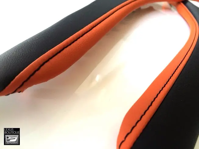 Genuine Lexus Japan 2015-2019 Rc-F Limited Edition Black And Orange Trim Interior Garnish Set 2