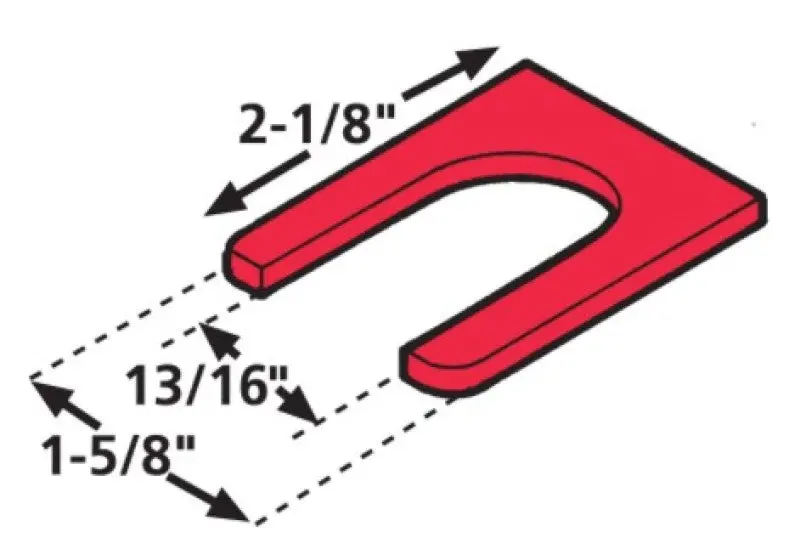 Spc Performance Tandem Front Lower Control Arm Shim — 1/8-Inch Thickness (Pack Of 100) 1