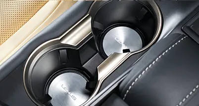 Genuine Lexus Japan 2015-2021 Lexus Nx Aluminium Cup Holder Plate Set 1