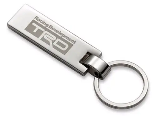 Trd Japan Chrome Metal Key Ring 1