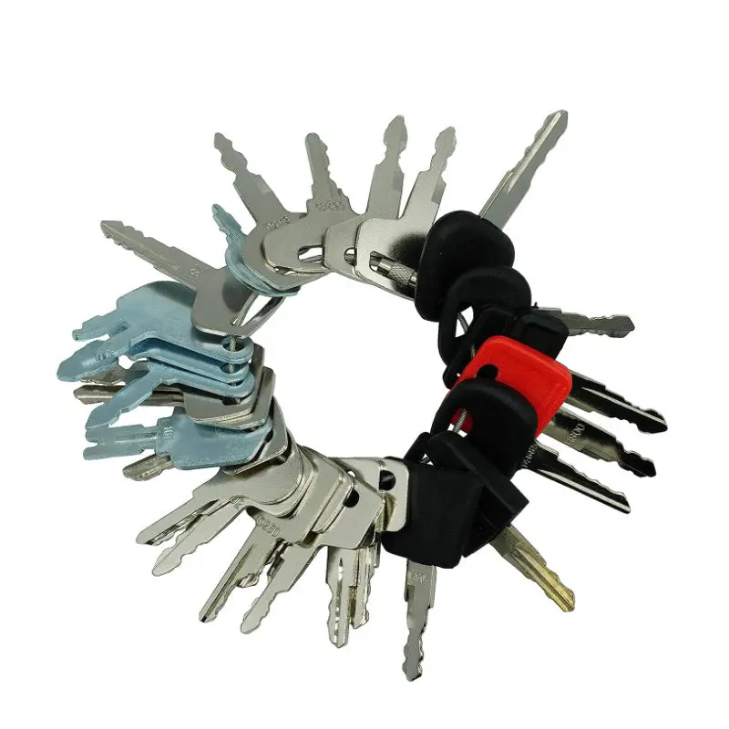 27 Heavy Equipment Construction Ignition Key Set For Excavator Tractor Forklift Lawn Mover 1