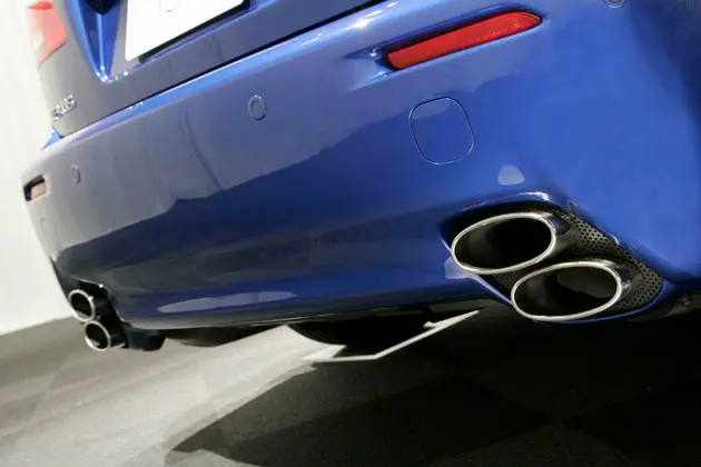 Genuine Lexus Japan 2008-2014 Is-F Rear Bumper Extension Exhaust Tips 1