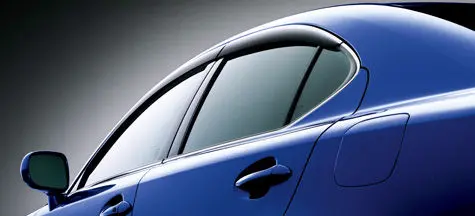 Genuine Lexus Japan 2008-2014 Is-F Smoke Side Window Visor Set 1