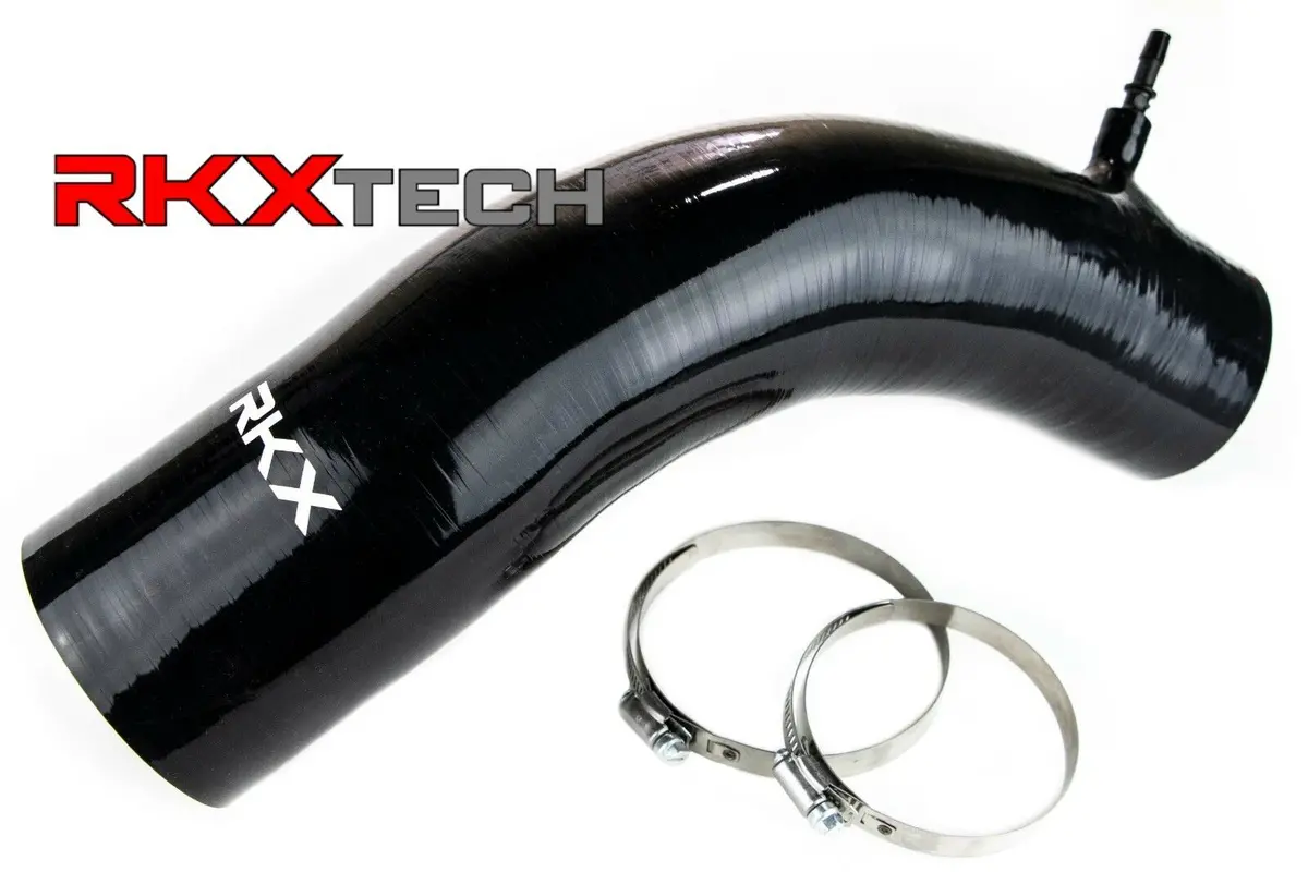 Rkx Silicone Air Intake Inlet Hose For Audi Q7 V6 3.0T Cold Filter 2010-15 3.0L 1