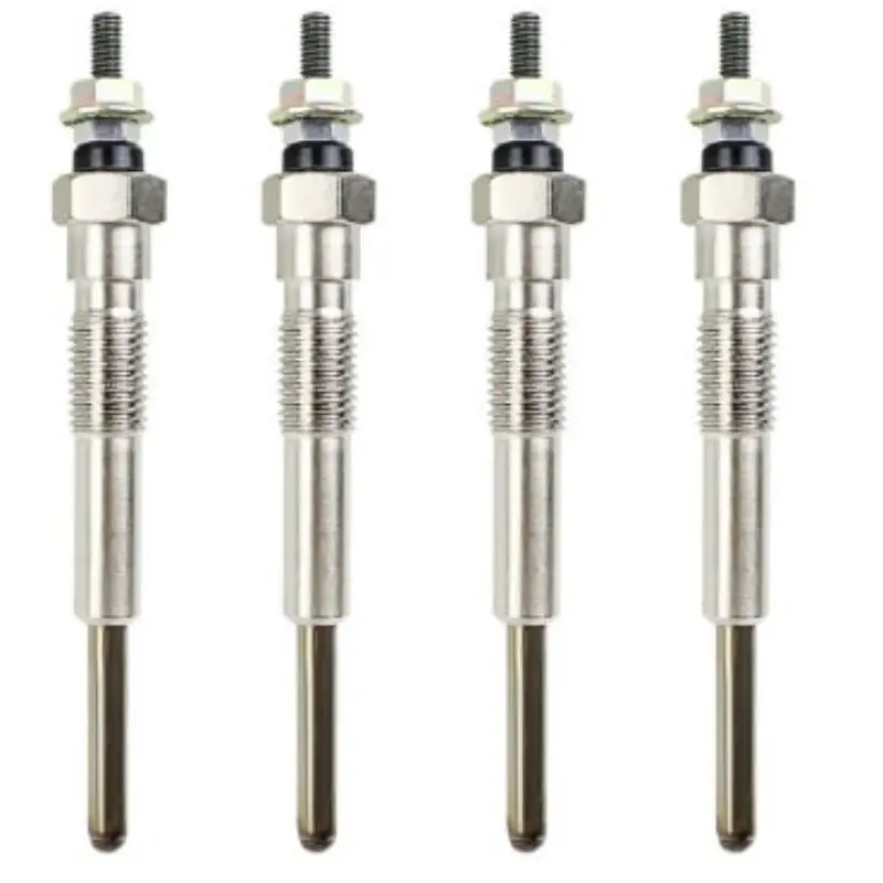 New 4Pcs Plug Glow 600-815-2761 For Komatsu Engine 4D95 4D95s Forklift Truck Fd20-T11 Fd25-T11 1