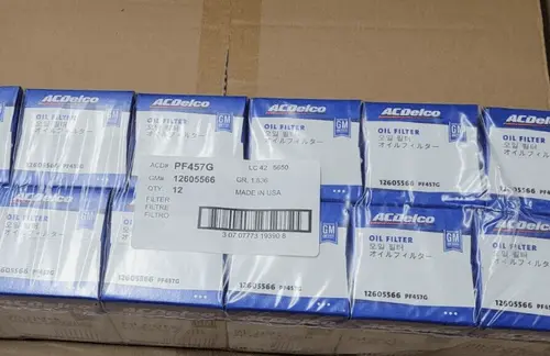 Acdelco Pf457g/Gf Engine Oil Filter | Gm Oem Parts (12-Pack) 1