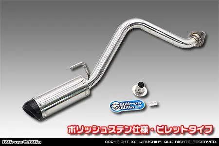 Honda Acty Exhaust - Wirus Win D- Prime Muffler Billet  Type - Polished Stainless  - Honda Acty Truck - Gbd-Ha6  Model  - 1999-2010 1