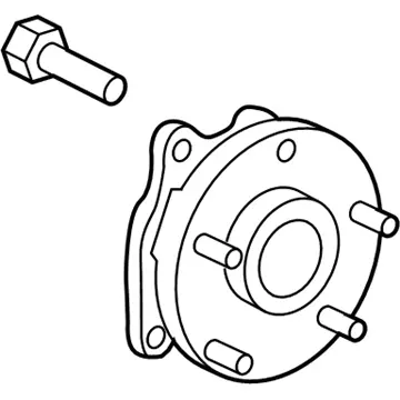 Toyota 43550-0R070 Bearing And Hub Assembly 1