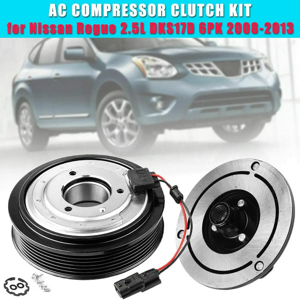 Nissan Rogue Ac Compressor Clutch Kit 2002-2006 2.5L 1