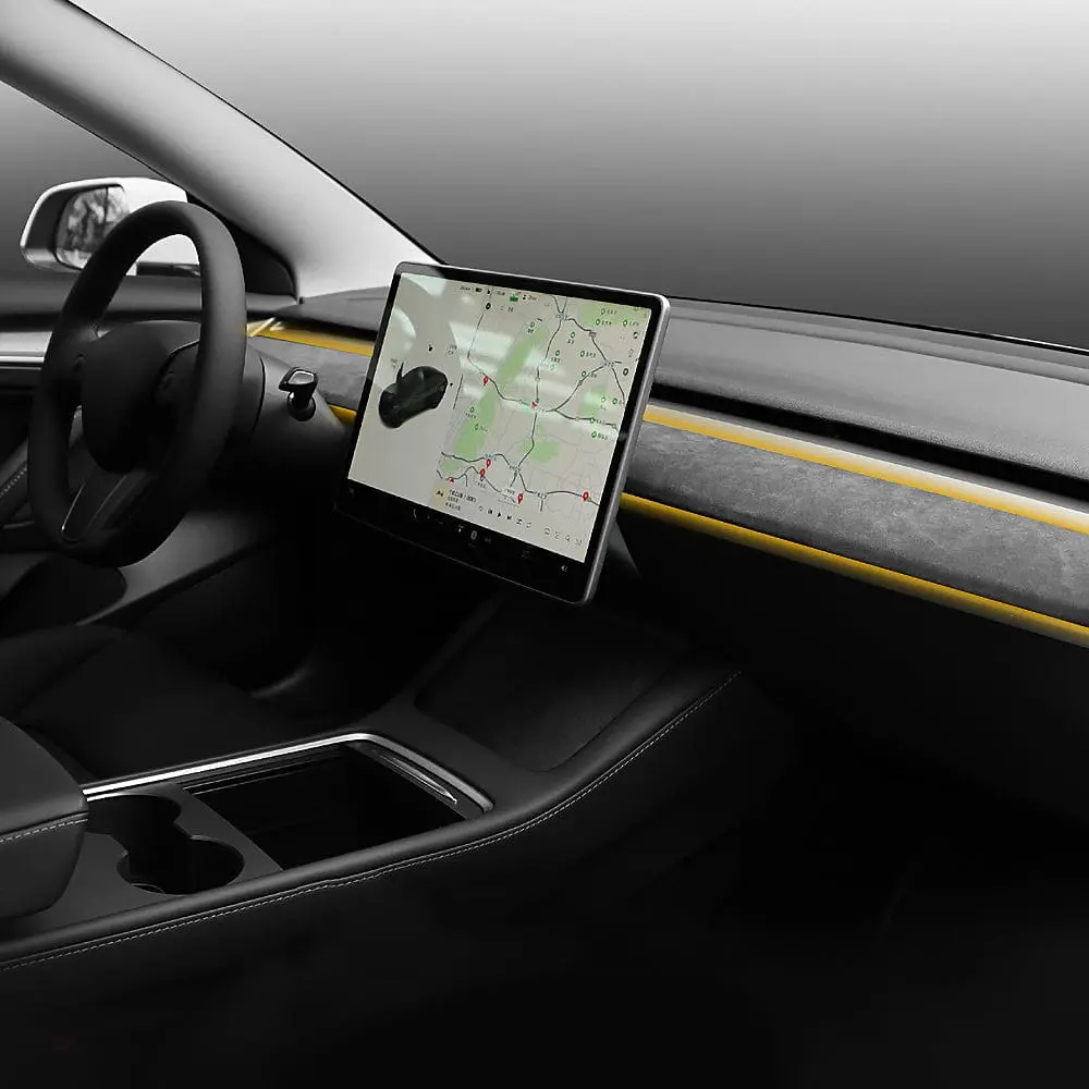 Tesla Model 3 & Y Alcantara Dashboard Cover Dash Replacement 1