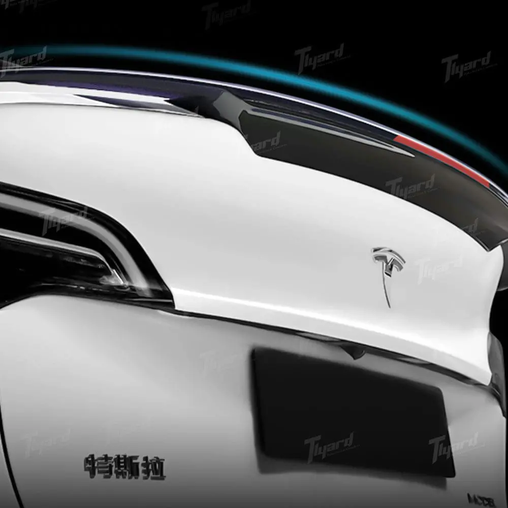 Tesla Model 3/Y & Model 3 Highland Rear Trunk Led Spoiler Lip Wing 1