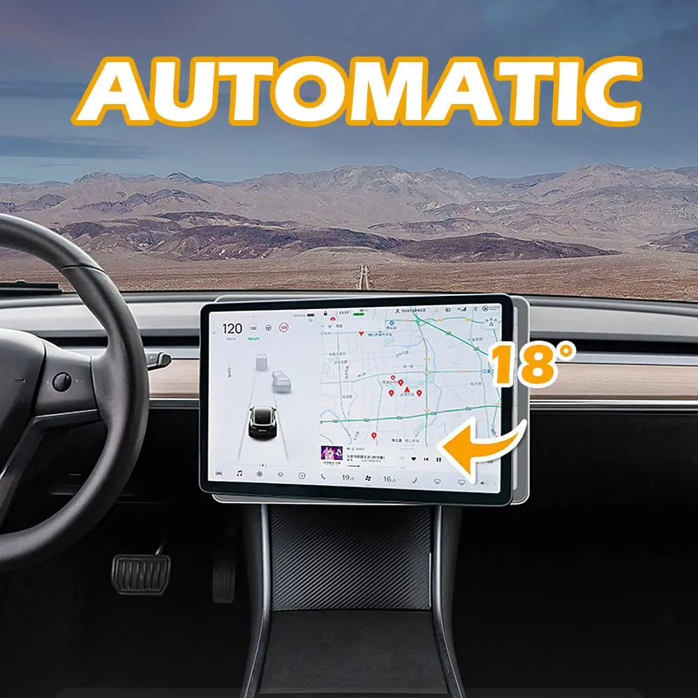 Model 3 & Y Touch Screen Automatic Swiveling Rotating Mount For Model 3 Highland/ Y Juniper 1