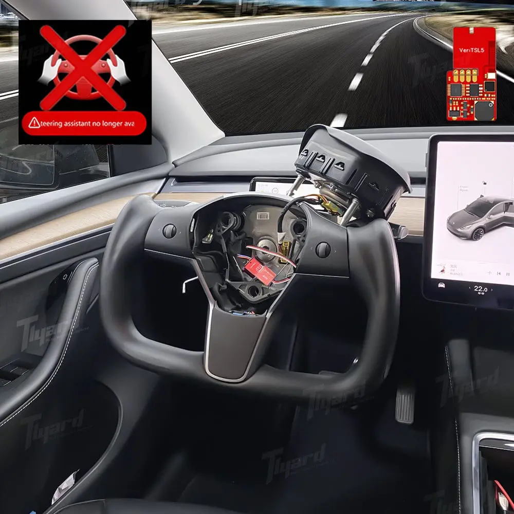 Tesla Fsd Autopilot Assist Auxiliary Chip Ap Nag Elimination Model 3/Y/S/X/Cybertruck Module Steering Wheel 1
