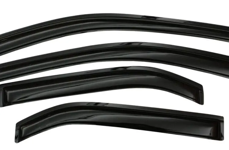 Avs 2016-2021 Honda Civic Sedan Outside Mount Door Ventvisor Deflector Set - Smoke 1